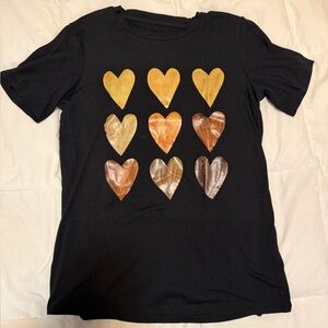 Shades of Color Heart Tee for Women